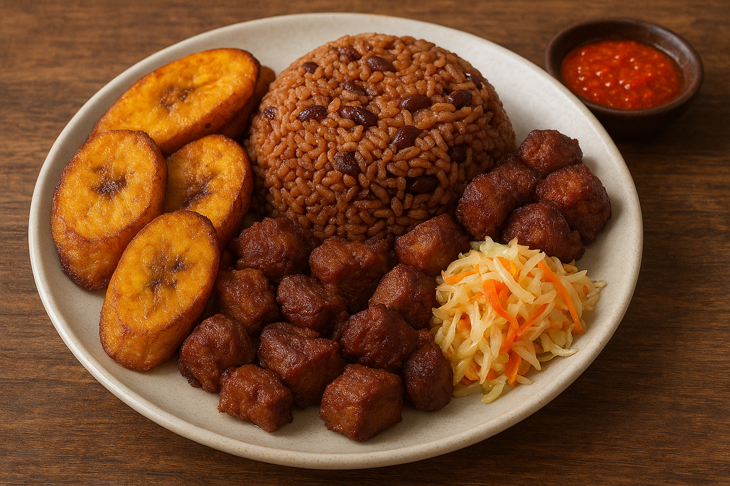 CieCie's Rice and plantain